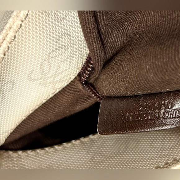 LOEWE White & Black Canvas & Leather Repeat Anagram Logo Tote Bag. - Picture 6 of 15